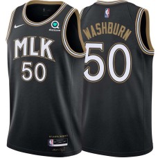 Atlanta Hawks #50 Chris Washburn Jersey -Black 2020-21 City