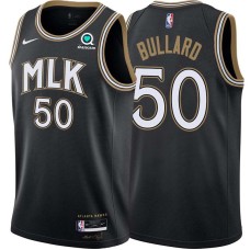 Atlanta Hawks #50 Matt Bullard Jersey -Black 2020-21 City