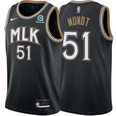 Atlanta Hawks #51 Todd Mundt Jersey -Black 2020-21 City