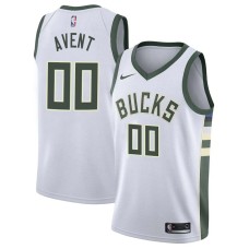 Milwaukee Bucks #00 Anthony Avent Jersey -White