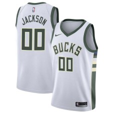 Milwaukee Bucks #00 Darnell Jackson Jersey -White