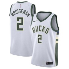 Milwaukee Bucks #2 Junior Bridgeman Jersey -White