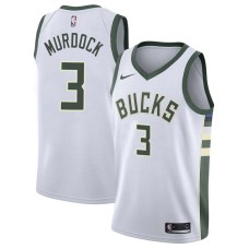 Milwaukee Bucks #3 Eric Murdock Jersey -White