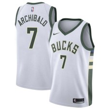 Milwaukee Bucks #7 Tiny Archibald Jersey -White