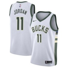 Milwaukee Bucks #11 Adonis Jordan Jersey -White