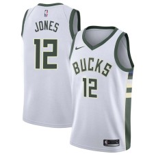 Milwaukee Bucks #12 Wali Jones Jersey -White