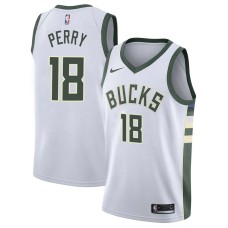 Milwaukee Bucks #18 Curtis Perry Jersey -White