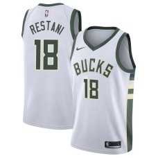 Milwaukee Bucks #18 Kevin Restani Jersey -White