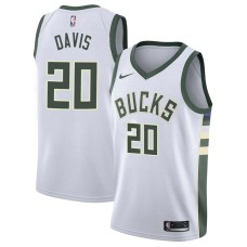 Milwaukee Bucks #20 Mickey Davis Jersey -White