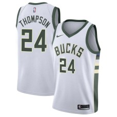 Milwaukee Bucks #24 George Thompson Jersey -White