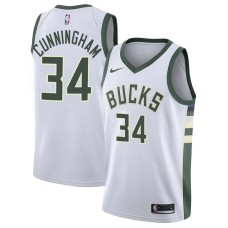 Milwaukee Bucks #34 Dick Cunningham Jersey -White