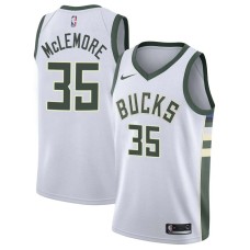 Milwaukee Bucks #35 McCoy McLemore Jersey -White