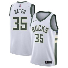 Milwaukee Bucks #35 Swen Nater Jersey -White