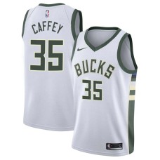 Milwaukee Bucks #35 Jason Caffey Jersey -White