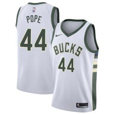 Milwaukee Bucks #44 Mark Pope Jersey -White