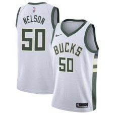 Milwaukee Bucks #50 Barry Nelson Jersey -White