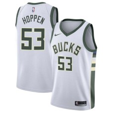 Milwaukee Bucks #53 Dave Hoppen Jersey -White