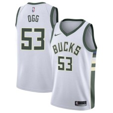 Milwaukee Bucks #53 Alan Ogg Jersey -White