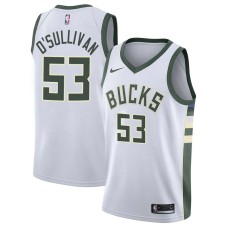 Milwaukee Bucks #53 Dan O'Sullivan Jersey -White