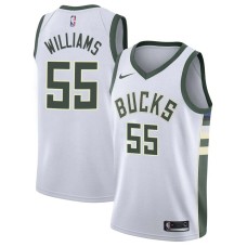 Milwaukee Bucks #55 Scott Williams Jersey -White