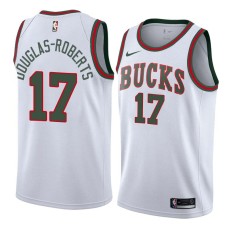 Milwaukee Bucks #17 Chris Douglas-Roberts Jersey -White Throwback