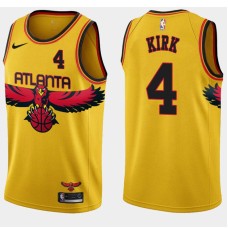 Atlanta Hawks #4 Walt Kirk Jersey -Yellow 2021-22 City