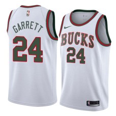 Milwaukee Bucks #24 Dick Garrett Jersey -White Throwback