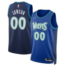 Minnesota Timberwolves #00 AJ Lawson Jersey -2021-22 City Edition