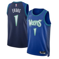 Minnesota Timberwolves #1 Maurice Evans Jersey -2021-22 City Edition