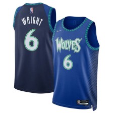 Minnesota Timberwolves #6 Bracey Wright Jersey -2021-22 City Edition