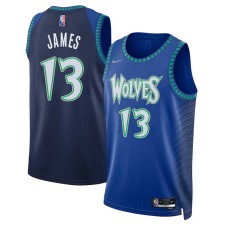 Minnesota Timberwolves #13 Mike James Jersey -2021-22 City Edition