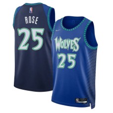 Minnesota Timberwolves #25 Derrick Rose Jersey -2021-22 City Edition