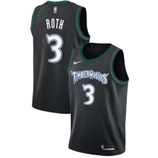 Minnesota Timberwolves #3 Scott Roth Jersey -Black Throwback