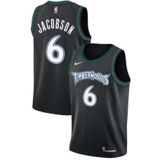 Minnesota Timberwolves #6 Sam Jacobson Jersey -Black Throwback