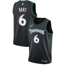 Minnesota Timberwolves #6 Jason Hart Jersey -Black Throwback