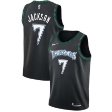 Minnesota Timberwolves #7 Stanley Jackson Jersey -Black Throwback