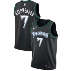 Minnesota Timberwolves #7 Lance Stephenson Jersey -Black Throwback