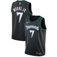 Minnesota Timberwolves #7 Wendell Moore Jr Jersey -Black Throwback