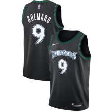 Minnesota Timberwolves #9 Leandro Bolmaro Jersey -Black Throwback