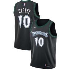 Minnesota Timberwolves #10 Rodney Carney Jersey -Black Throwback