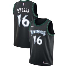 Minnesota Timberwolves #16 Troy Hudson Jersey -Black Throwback