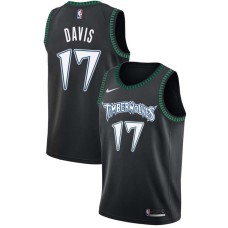 Minnesota Timberwolves #17 Ed Davis Jersey -Black Throwback