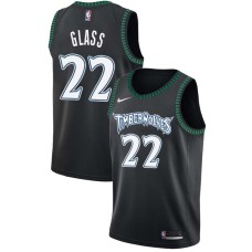 Minnesota Timberwolves #22 Gerald Glass Jersey -Black Throwback