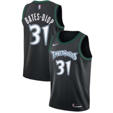 Minnesota Timberwolves #31 Keita Bates-Diop Jersey -Black Throwback