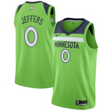 Minnesota Timberwolves #0 Othyus Jeffers Jersey -Green