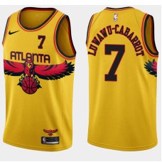 Atlanta Hawks #7 Timothe Luwawu-Cabarrot Jersey -Yellow 2021-22 City