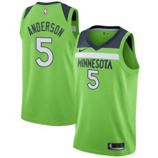 Minnesota Timberwolves #5 Kyle Anderson Jersey -Green