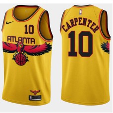 Atlanta Hawks #10 Bob Carpenter Jersey -Yellow 2021-22 City