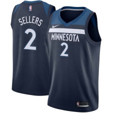 Minnesota Timberwolves #2 Brad Sellers Jersey -Navy