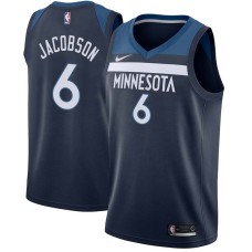 Minnesota Timberwolves #6 Sam Jacobson Jersey -Navy